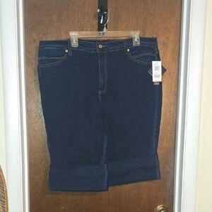NWT Dark Blue Capris | Baby Phat